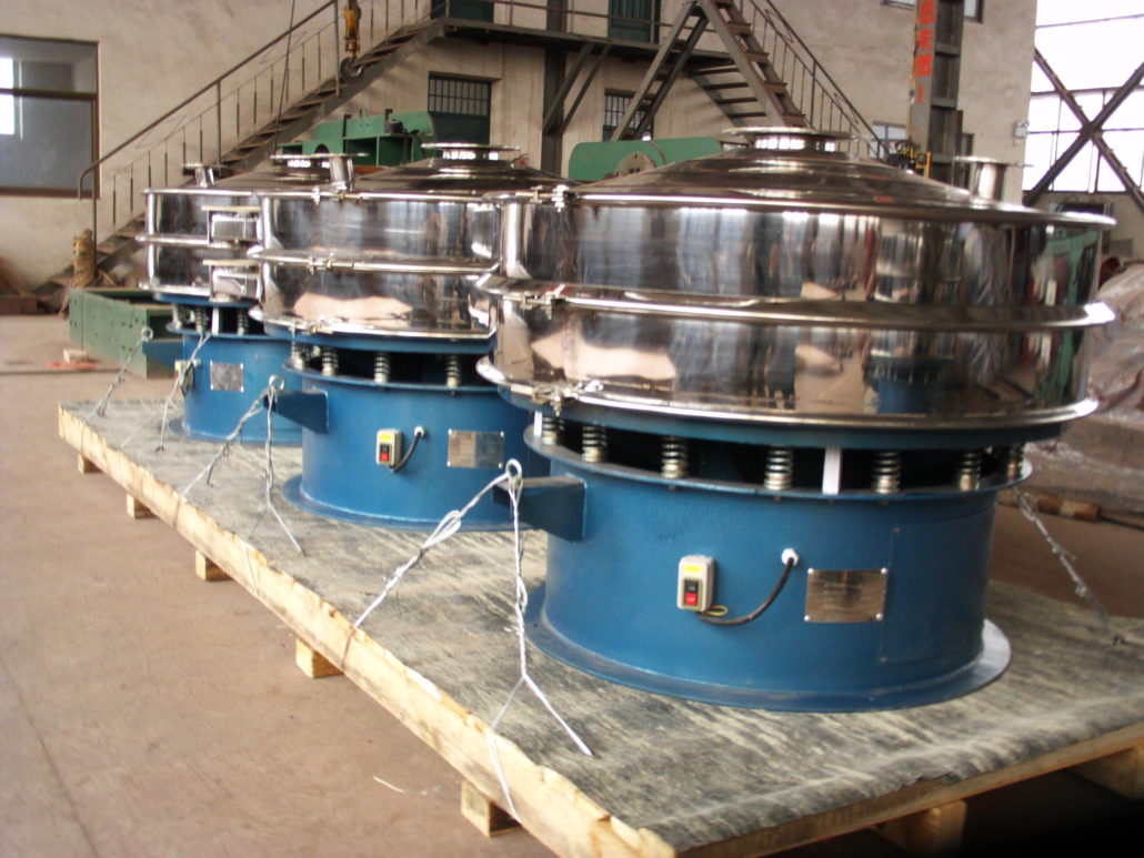 round vibrating screen for zinc powder